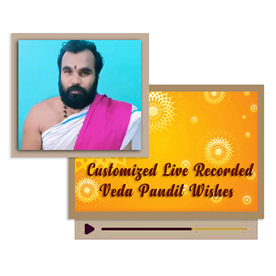 "Live Recorded Blessings from Pandit - Click here to View more details about this Product